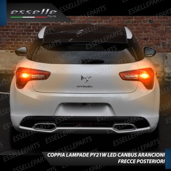 Coppia Frecce Posteriori PY21W 24 LED Canbus 3.0 per CITROEN DS5