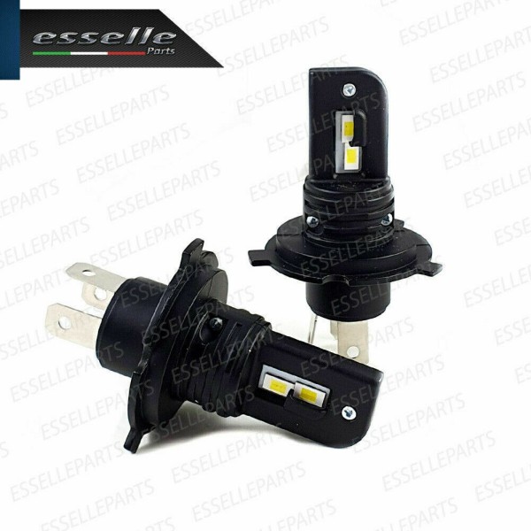 Kit FULL LED coppia H5 / R2 ULTRA COMPATTA 8000 LUMEN Canbus 6000K Bianco Ghiaccio