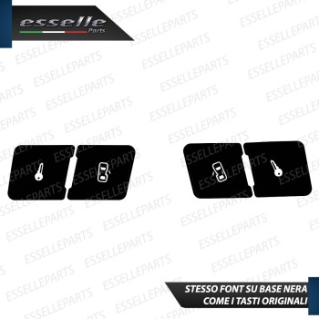 SET RICAMBIO PER TASTI CHIUSURA CENTRALIZZATA PORTE PER AUDI A3 8L ADESIVI