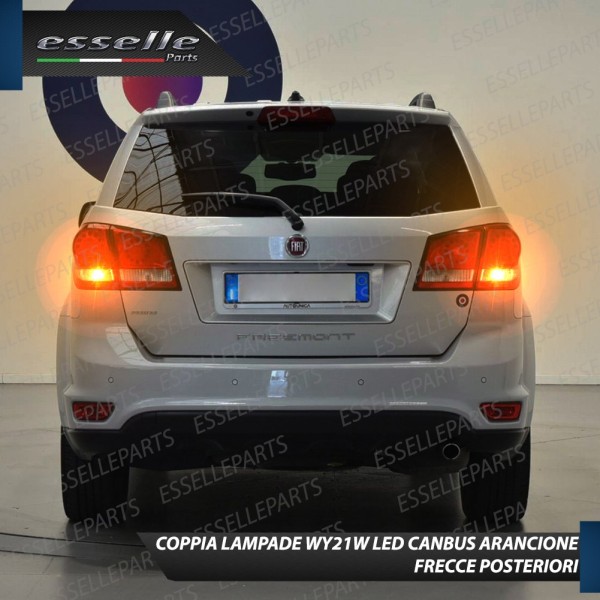 Lampada T20 WY21W Canbus ARANCIONE FRECCE Luce AMBRA FIAT FREEMONT