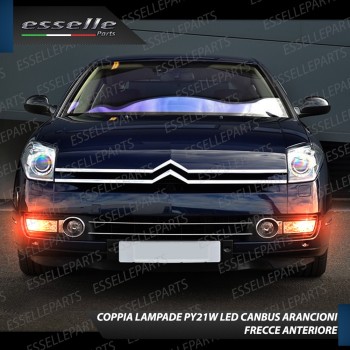 Coppia Frecce Anteriori PY21W 24 LED Canbus 3.0 per CITROEN C6