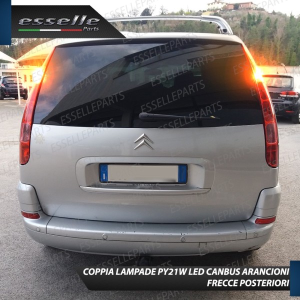 Coppia Frecce Posteriori PY21W 24 LED Canbus 3.0 per CITROEN C8