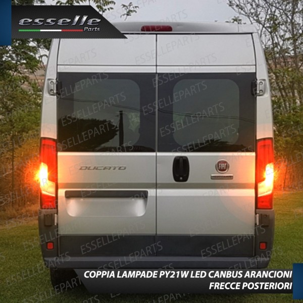Coppia Frecce Posteriori PY21W 24 LED Canbus 3.0 per FIAT DUCATO III