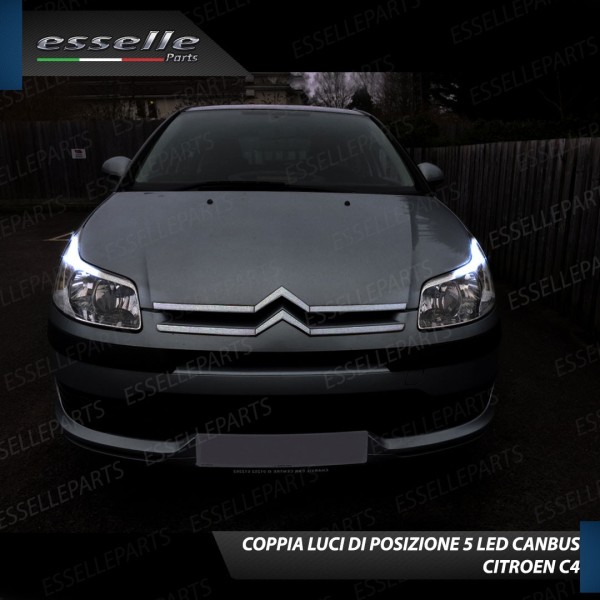Conversione a Led 6000K Canbus per Citroen C4 MK1 No Error