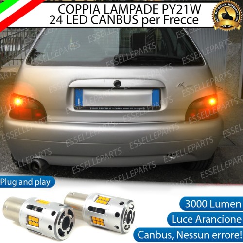 Coppia Frecce Posteriori PY21W 24 LED Canbus 3.0 per CITROEN SAXO