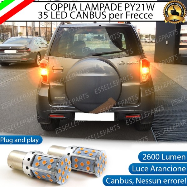 Coppia Frecce Posteriori PY21W 35 LED Canbus DAIHATSU TERIOS II