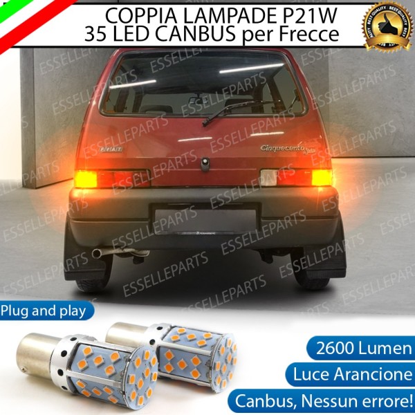 Coppia Frecce Posteriori P21W 35 LED Canbus FIAT CINQUECENTO