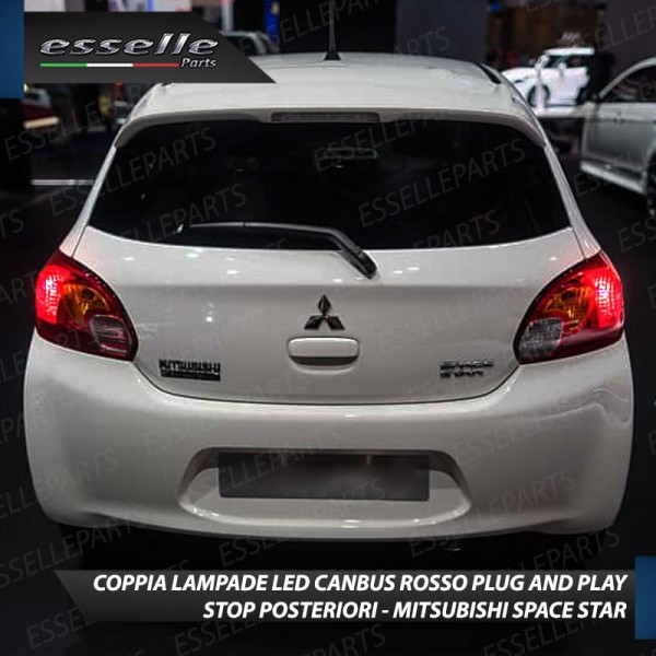 Coppia Lampade LED BAY15D Stop / Posizione Posteriori per MITSUBISHI SPACE STAR II