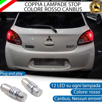 Coppia Lampade LED BAY15D Stop / Posizione Posteriori per MITSUBISHI SPACE STAR II Coppia Lampade LED BAY15D Stop / Posizione Posteriori per MITSUBISHI SPACE STAR II