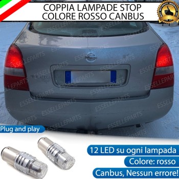 Coppia Lampade LED BAY15D Stop / Posizione Posteriori per NISSAN PRIMERA III