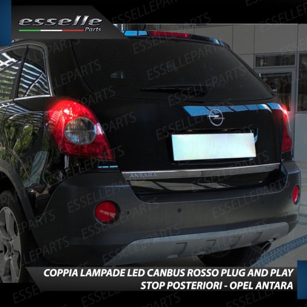 Coppia Lampade LED BAY15D Stop / Posizione Posteriori per OPEL ANTARA