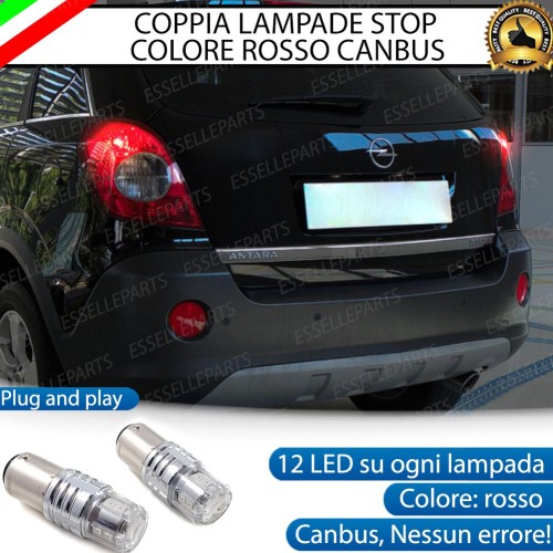 Coppia Lampade LED BAY15D Stop / Posizione Posteriori per OPEL ANTARA