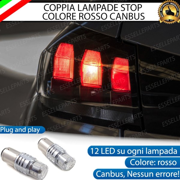 Coppia Lampade LED BAY15D Stop / Posizione Posteriori per PEUGEOT 208 II