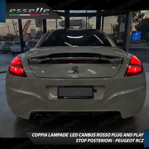 Coppia Lampade LED BAY15D Stop / Posizione Posteriori per PEUGEOT RCZ