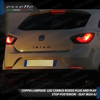 Coppia Lampade LED BAY15D Stop / Posizione Posteriori per SEAT IBIZA 6J