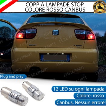 Coppia Lampade LED BAY15D Stop / Posizione Posteriori per SEAT LEON 1 1M Coppia Lampade LED BAY15D Stop / Posizione Posteriori per SEAT LEON 1 1M