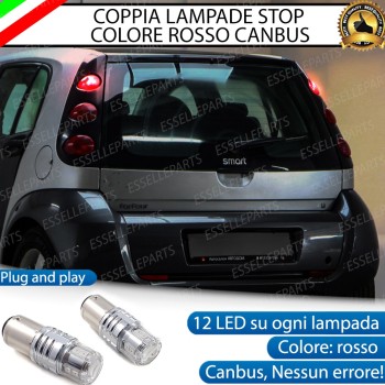 Coppia Lampade LED BAY15D Stop / Posizione Posteriori per SMART FORFOUR Coppia Lampade LED BAY15D Stop / Posizione Posteriori per SMART FORFOUR