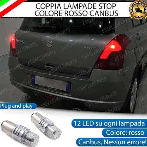 Coppia Lampade LED BAY15D Stop / Posizione Posteriori per SUZUKI SWIFT IV