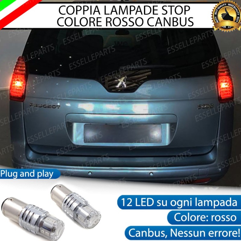 COPPIA LAMPADE LED STOP / POSIZIONE PER STOP POSTERIORI P21W ROSSO