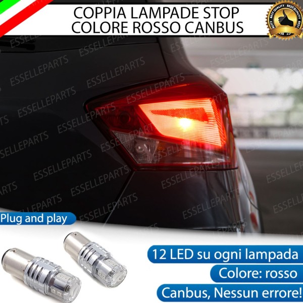 Coppia Lampade LED P21W Stop Posteriori per SEAT IBIZA V