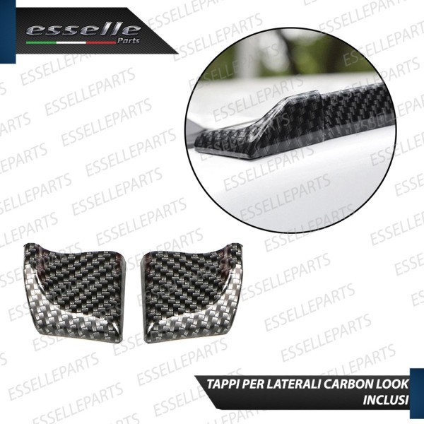 SPOILER POSTERIORE ADESIVO CARBON LOOK ALETTONE MODELLABILE