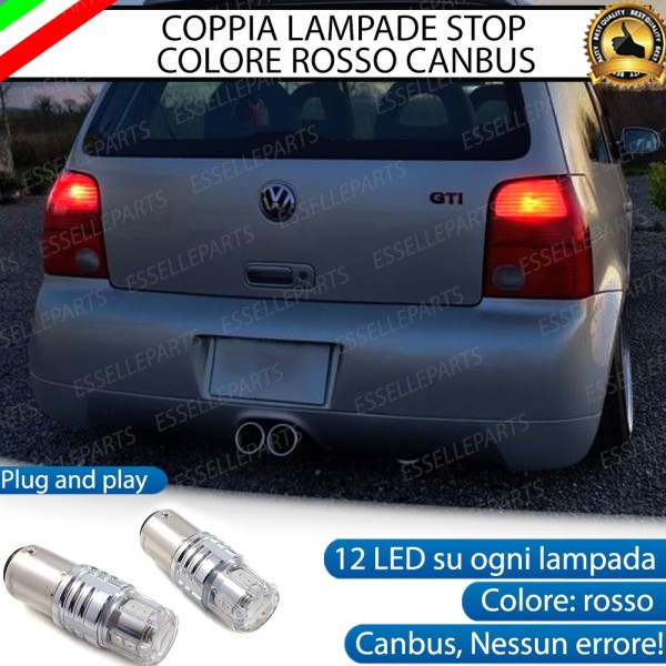 Coppia Lampade LED BAY15D Stop / Posizione Posteriori per VOLKSWAGEN LUPO