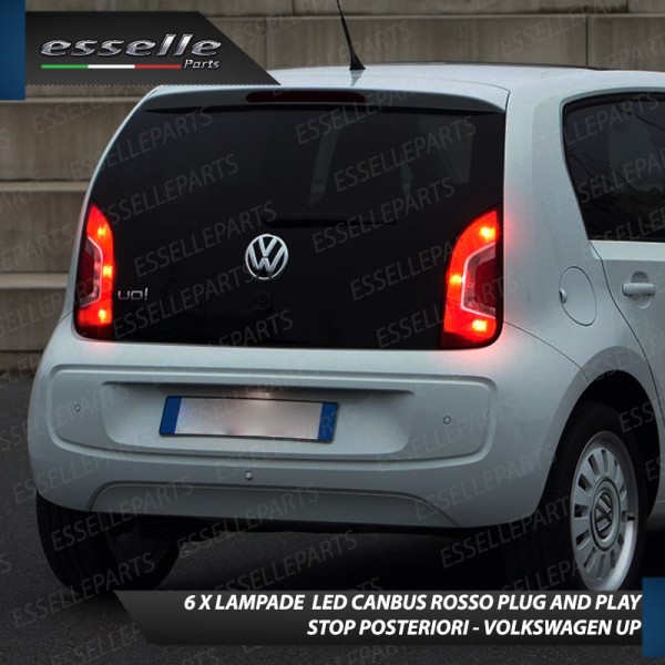 6 X Lampade LED BAY15D Stop / Posizione Posteriori per VOLKSWAGEN UP!