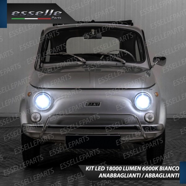 Kit Full LED H4 18000 LUMEN Anabbaglianti + Abbaglianti per FIAT 500 D'EPOCA