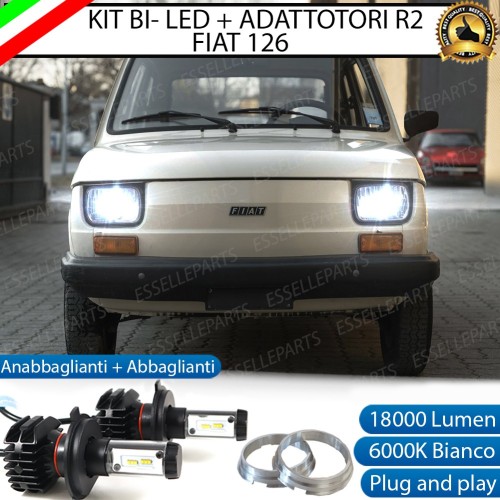 Kit Full LED H4 18000 LUMEN Anabbaglianti + Abbaglianti per FIAT 126