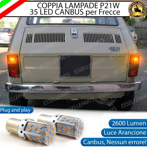 Coppia Frecce Posteriori P21W 35 LED Canbus FIAT 126