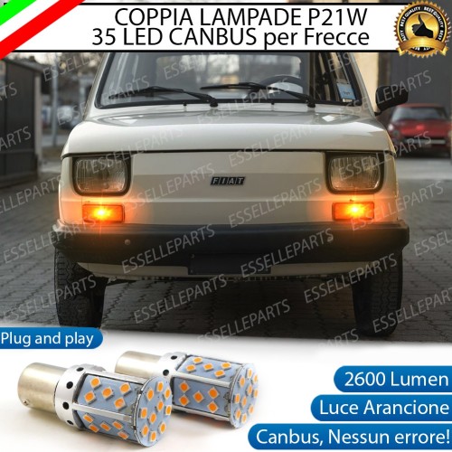 Coppia Frecce Anteriori P21W 35 LED Canbus FIAT 126