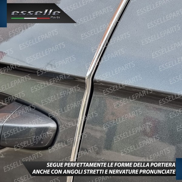 Profilo - CROMATO - Paracolpi per Portiere Auto