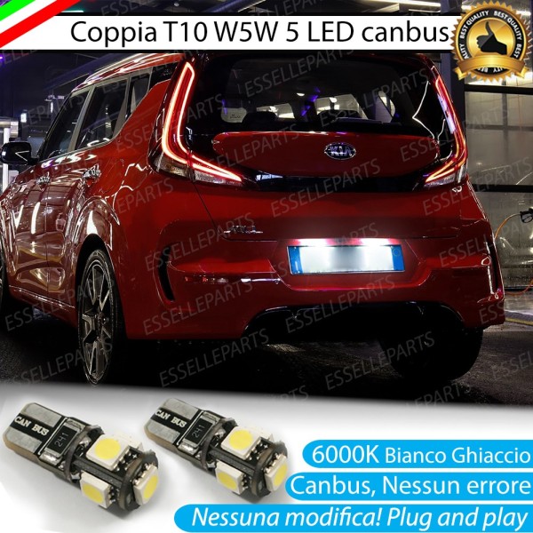 Luci targa 5 LED Canbus