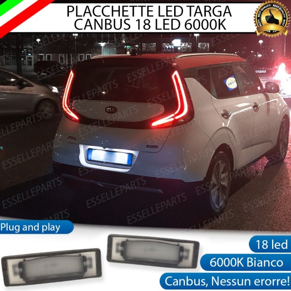 Placchette Luci targa 18 LED Canbus KIA SOUL III