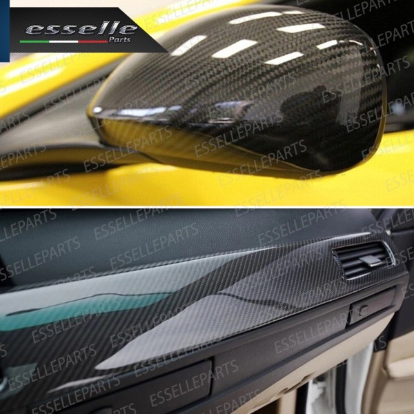 Pellicola Carbon Look 5D adesiva Professionale per Interni ed Esterni Auto