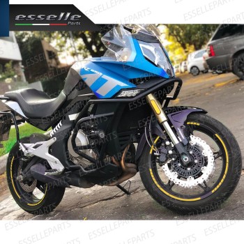 Bordo - DESIGN RACE GIALLO - adesivo per ruote moto,motorini,scooter CAGIVA