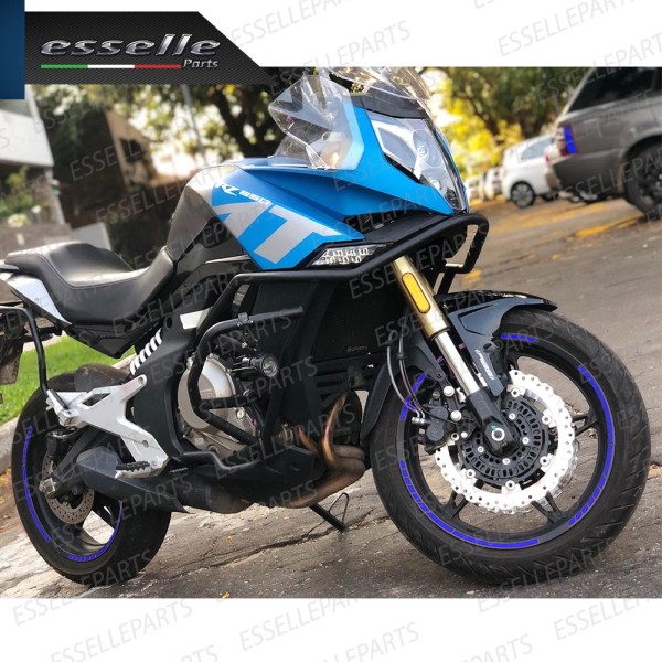 Bordo - DESIGN RACE BLU - adesivo per ruote moto,motorini,scooter APRILIA