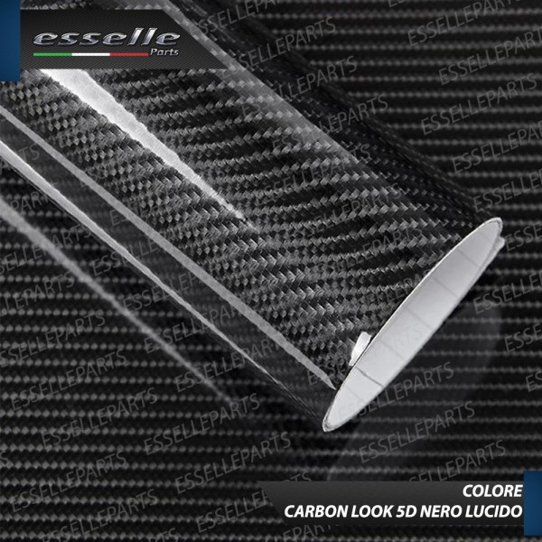 Pellicola Carbon Look 5D adesiva Professionale per PEUGEOT