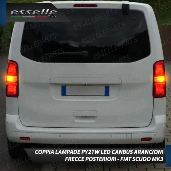 Coppia Frecce Posteriori PY21W 24 LED Canbus 3.0 per FIAT SCUDO III