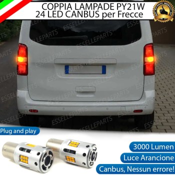 Coppia Frecce Posteriori PY21W 24 LED Canbus 3.0 per FIAT SCUDO III