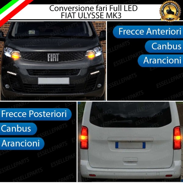Conversione Frecce Anteriori e Posteriori Canbus per FIAT ULYSSE III