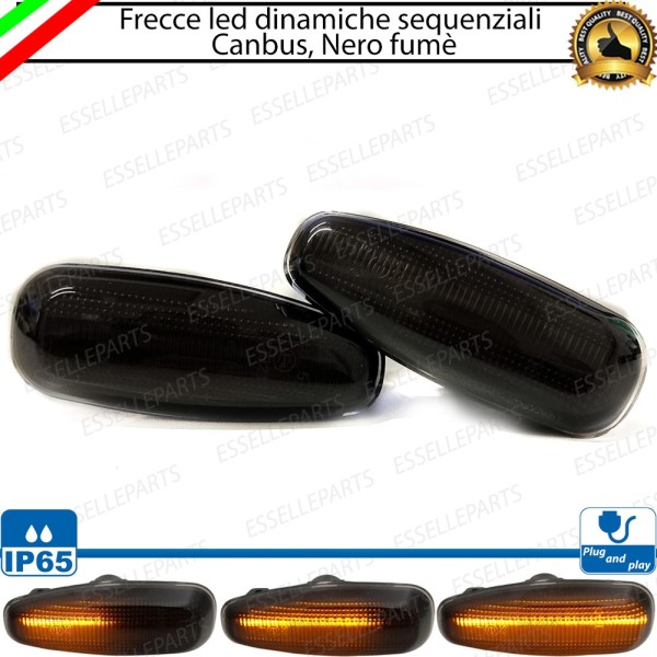 Placchette Dinamiche Nere fumè Laterali per frecce specifiche per KIA RIO 3