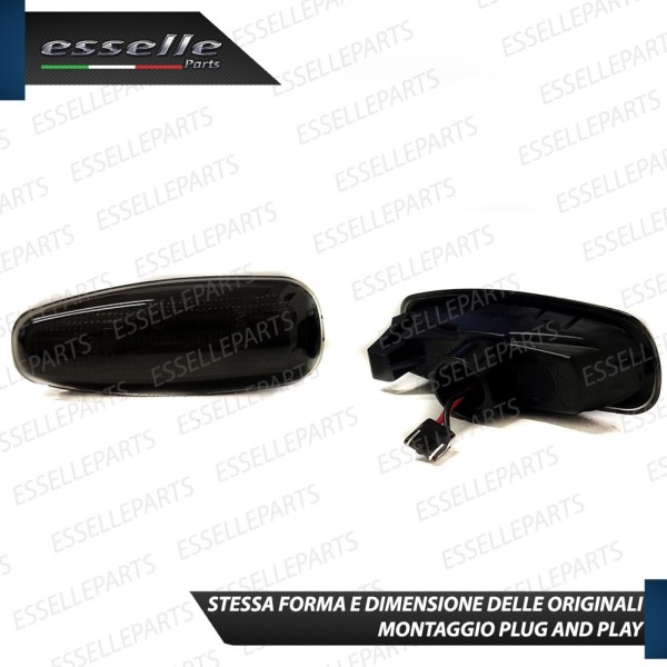 Placchette Dinamiche Nere fumè Laterali per frecce specifiche per HYUNDAI I30 I