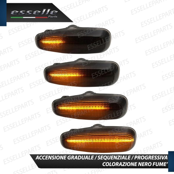 Placchette Dinamiche Nere fumè Laterali per frecce specifiche per HYUNDAI I30 I