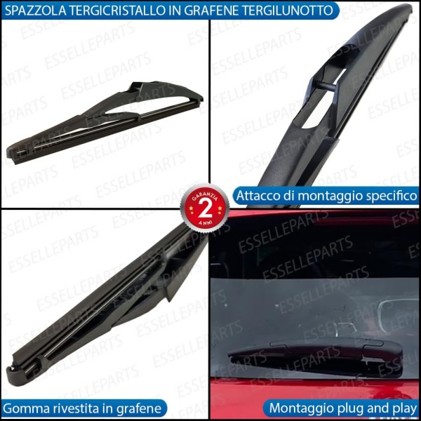 Kit Spazzola Tergilunotto Posteriore per TOYOTA PROACE II