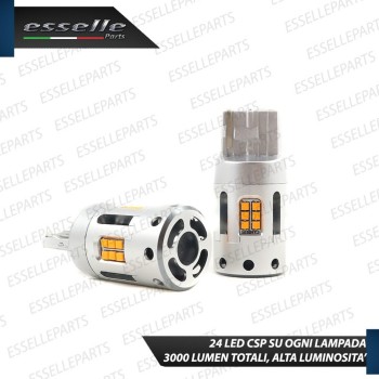Coppia Frecce Anteriori WY21W T20 24 LED Canbus 3.0 PER Jeep Cherokee KL