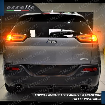 Coppia Frecce Posteriori WY21W T20 24 LED Canbus 3.0 PER Jeep Cherokee KL