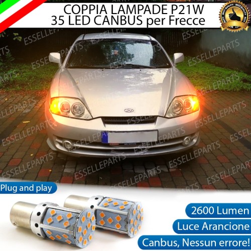 Coppia Frecce Anteriori P21W 35 LED Canbus HYUNDAI COUPE II