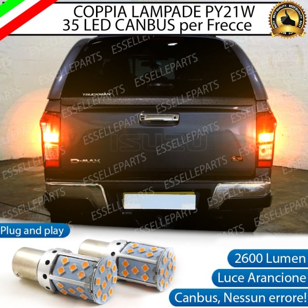 Coppia Frecce Posteriori PY21W 35 LED Canbus ISUZU D-MAX II