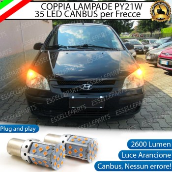 Coppia Frecce Anteriori PY21W 35 LED Canbus HYUNDAI GETZ Coppia Frecce Anteriori PY21W 35 LED Canbus HYUNDAI GETZ